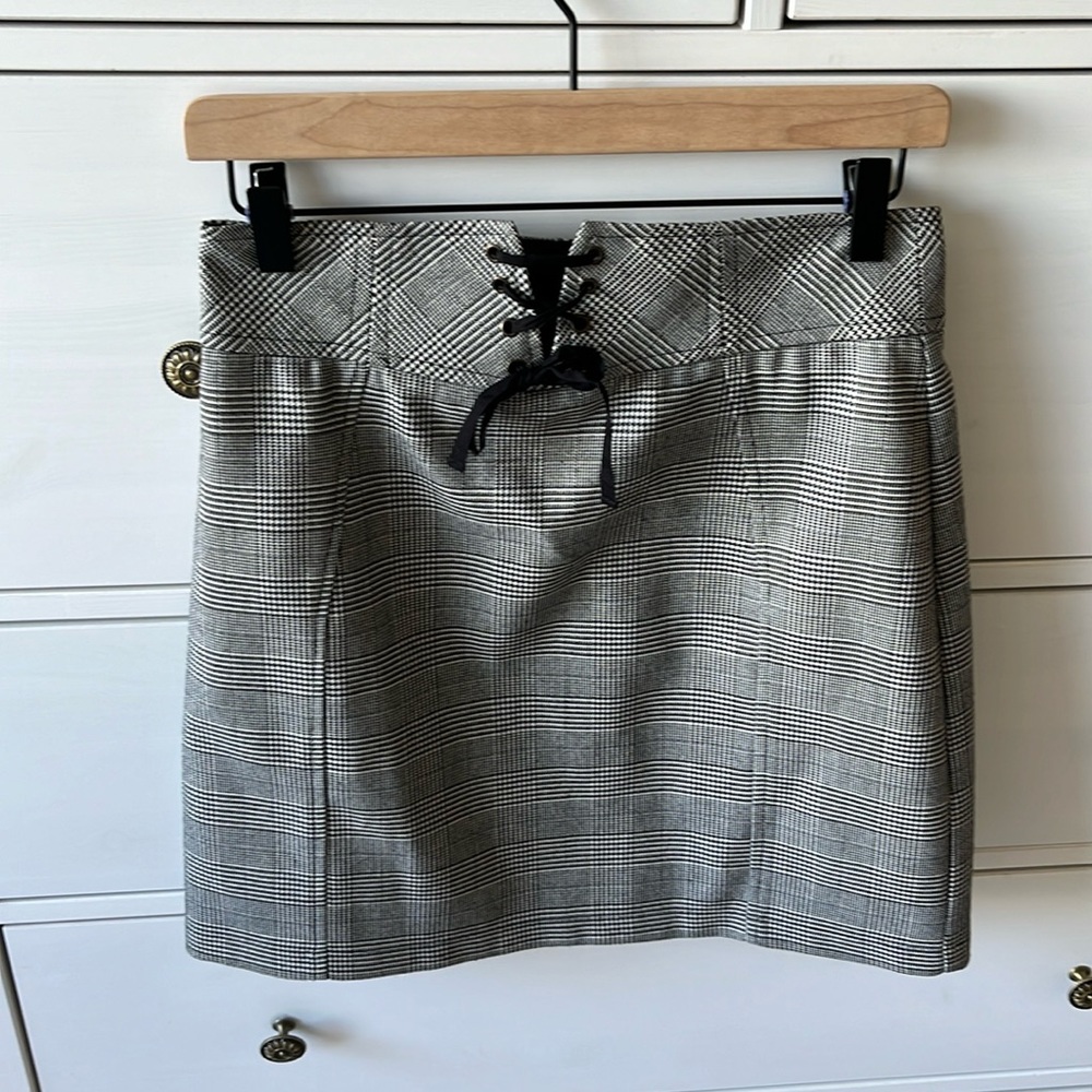 Topshop plaid skirt